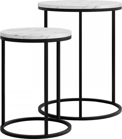 Zestaw 2 stolików kawowych Zunir