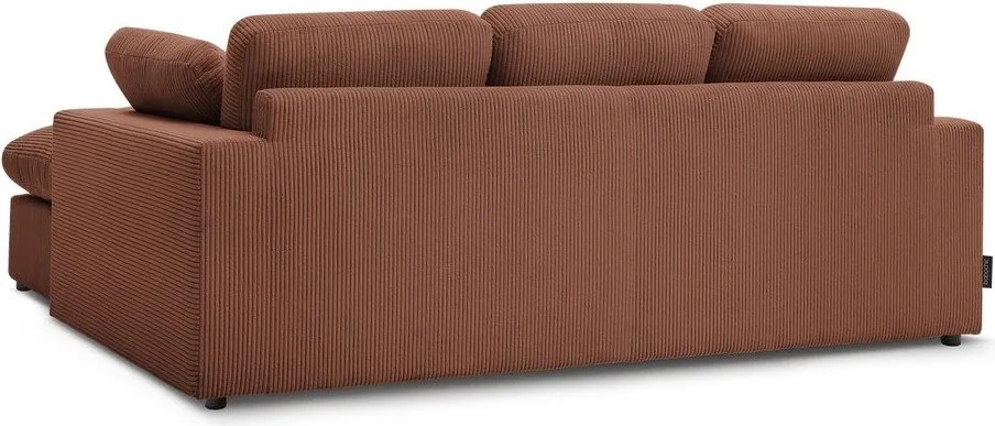 Pomarańczowy sztruksowy narożnik Belair – Bobochic Paris