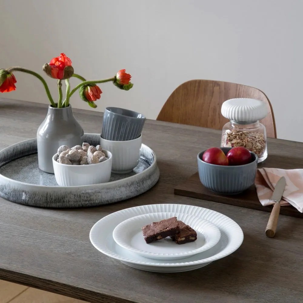 Biały porcelanowy talerz Kähler Design Hammershoi, ⌀ 27 cm