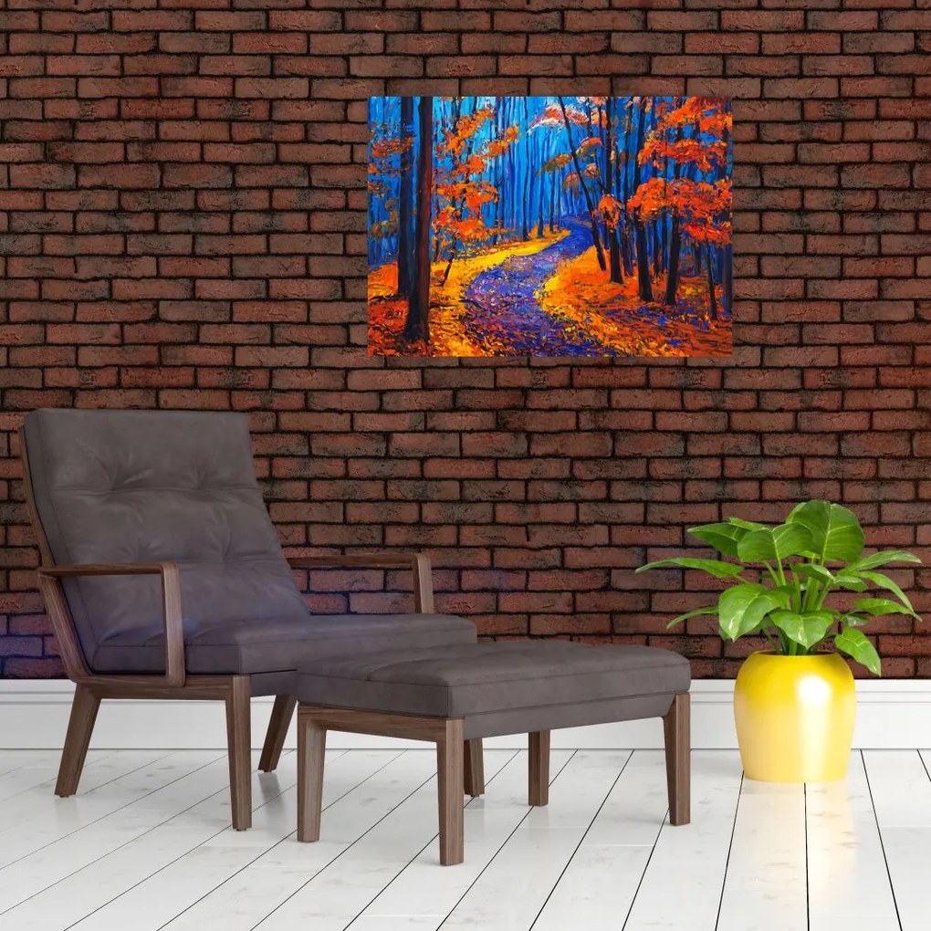Obraz jesiennego lasu (70x50 cm)