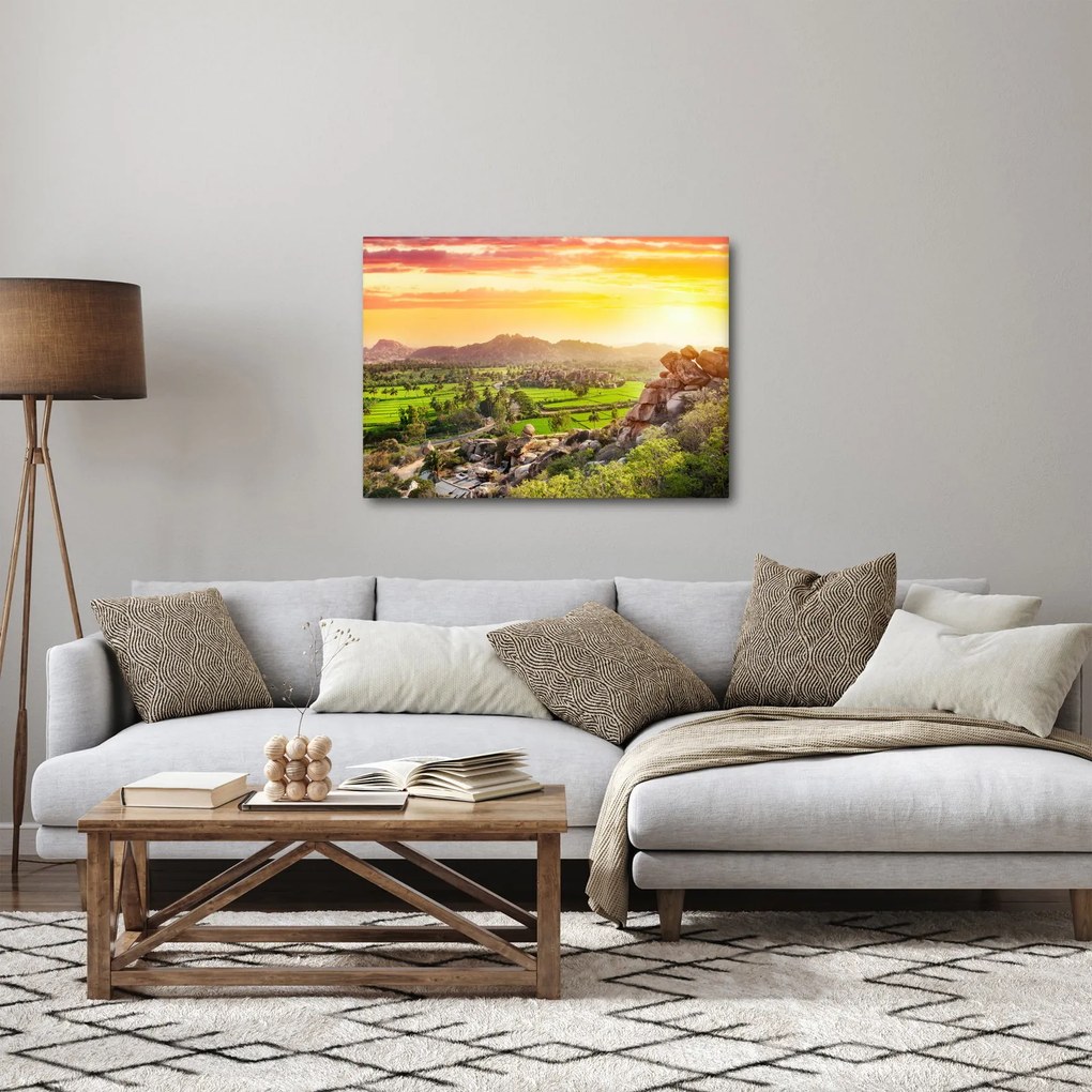 Obraz doliny Hampi w Indiach (70x50 cm)