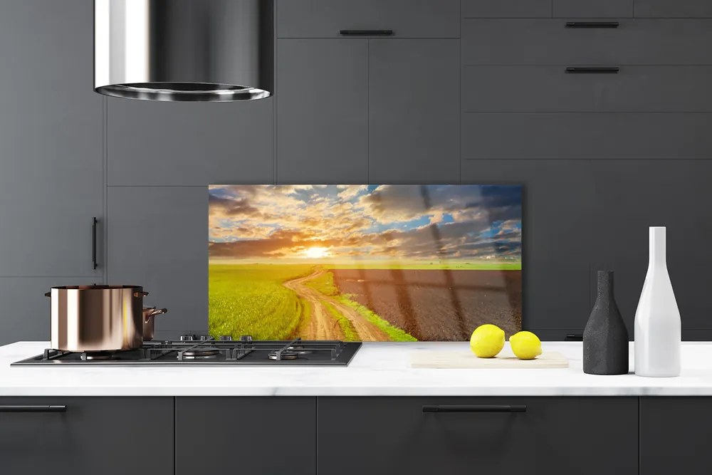 Panel Szklany Horyzont nad Złotym Polem