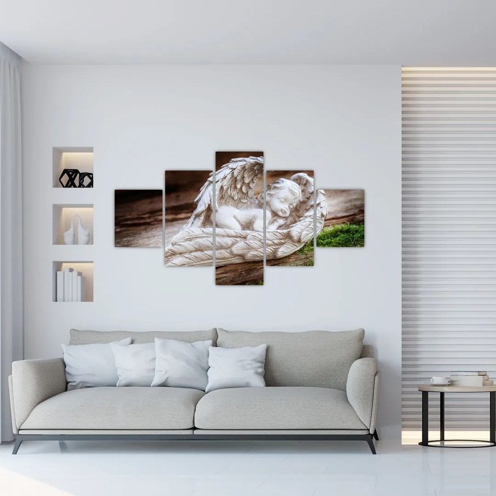 Obraz - Śpiący anioł (125x70 cm)