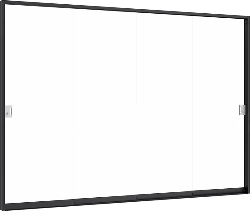 DRZWI PRZESUWNE SZKLANE ELITE 4 M (370X258 CM) BEZRAMOWE