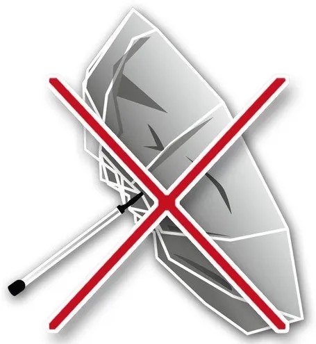 Parasol automatyczny KYRILL XXL - Ø 130 cm
