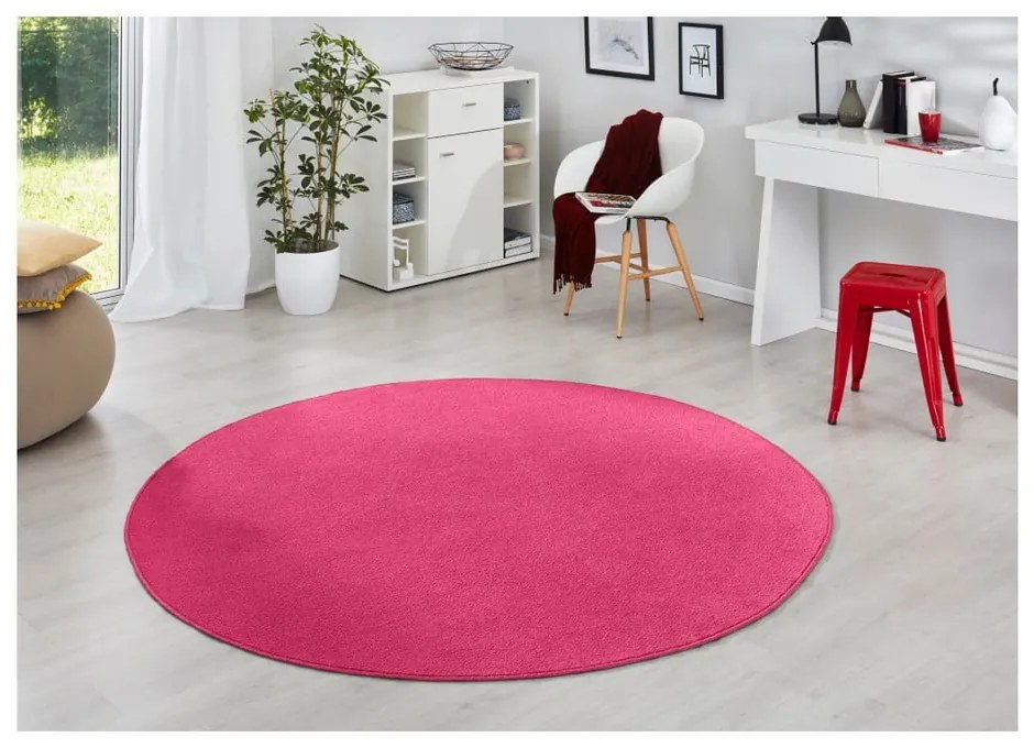 Różowy okrągły dywan ø 200 cm Fancy – Hanse Home