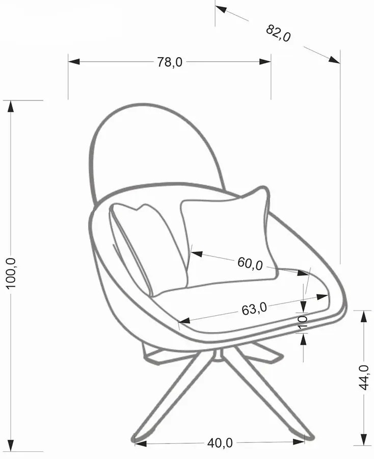 Fotel nowoczesny wypoczynkowy kremowy Z2-M49