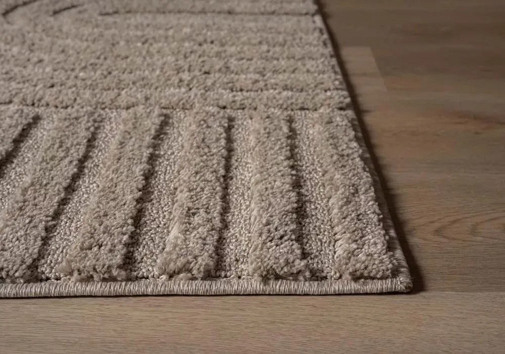 Dywan nowoczesny 3D Arc beżowy 240 cm x 340 cm