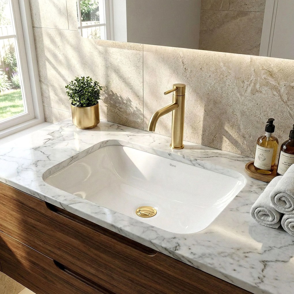 Umywalka podblatowa Rea Anabel 46