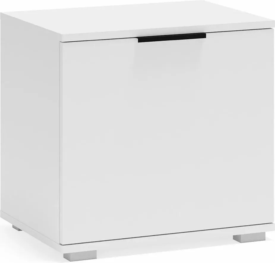 Szafka minimalistyczna na buty biała D9-R97