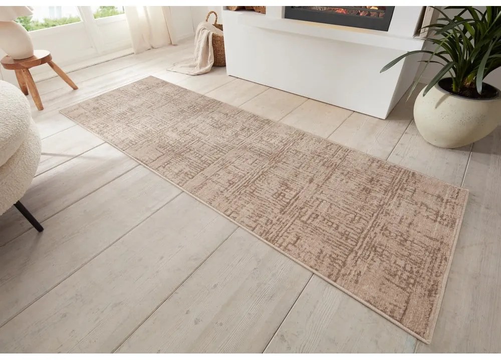 Brązowy/beżowy chodnik 80x200 cm Terrain – Hanse Home