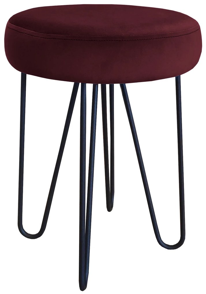 Taboret Venus HAIRPIN noga czarna MG02