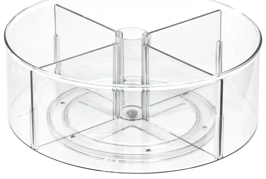 Okrągły przezroczysty pojemnik iDesign The Home Edit, Ø 29 cm