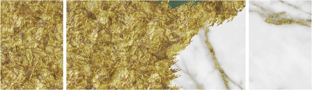Obraz - Zielony marmur N⁰2 (170x50 cm)
