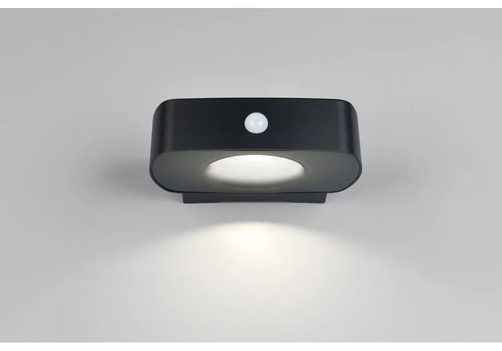 Zewnętrzna solarna lampa ścienna LED (wysokość 6 cm) Bilbao – Trio