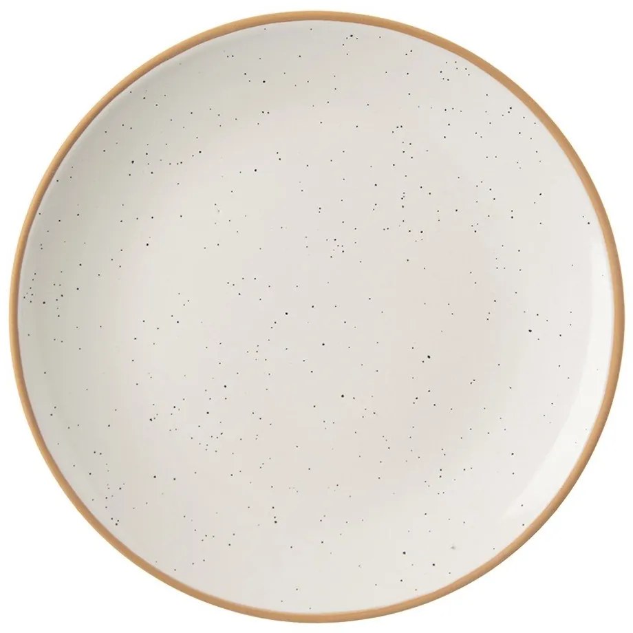 Kremowe ceramiczne talerze deserowe zestaw 6 szt. ø 19,5 cm Statek – Orion