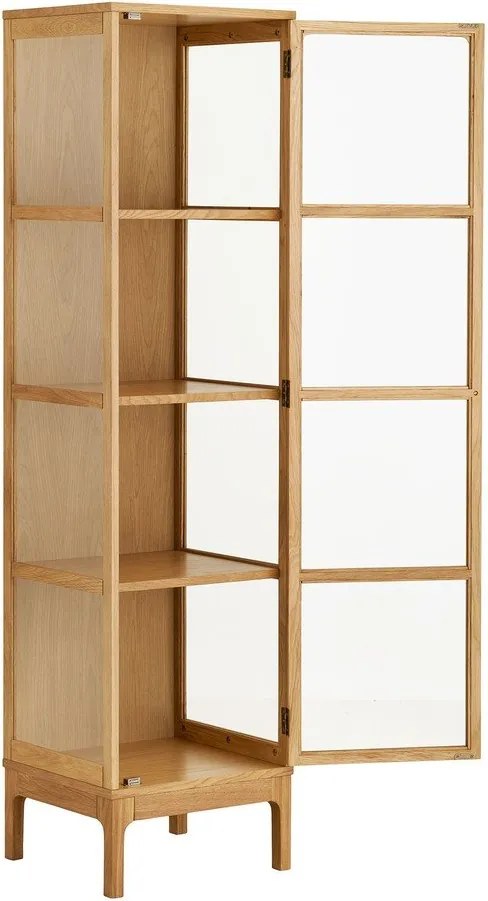 Witryna w naturalnym kolorze 47x180x40 cm Zamora – House Nordic