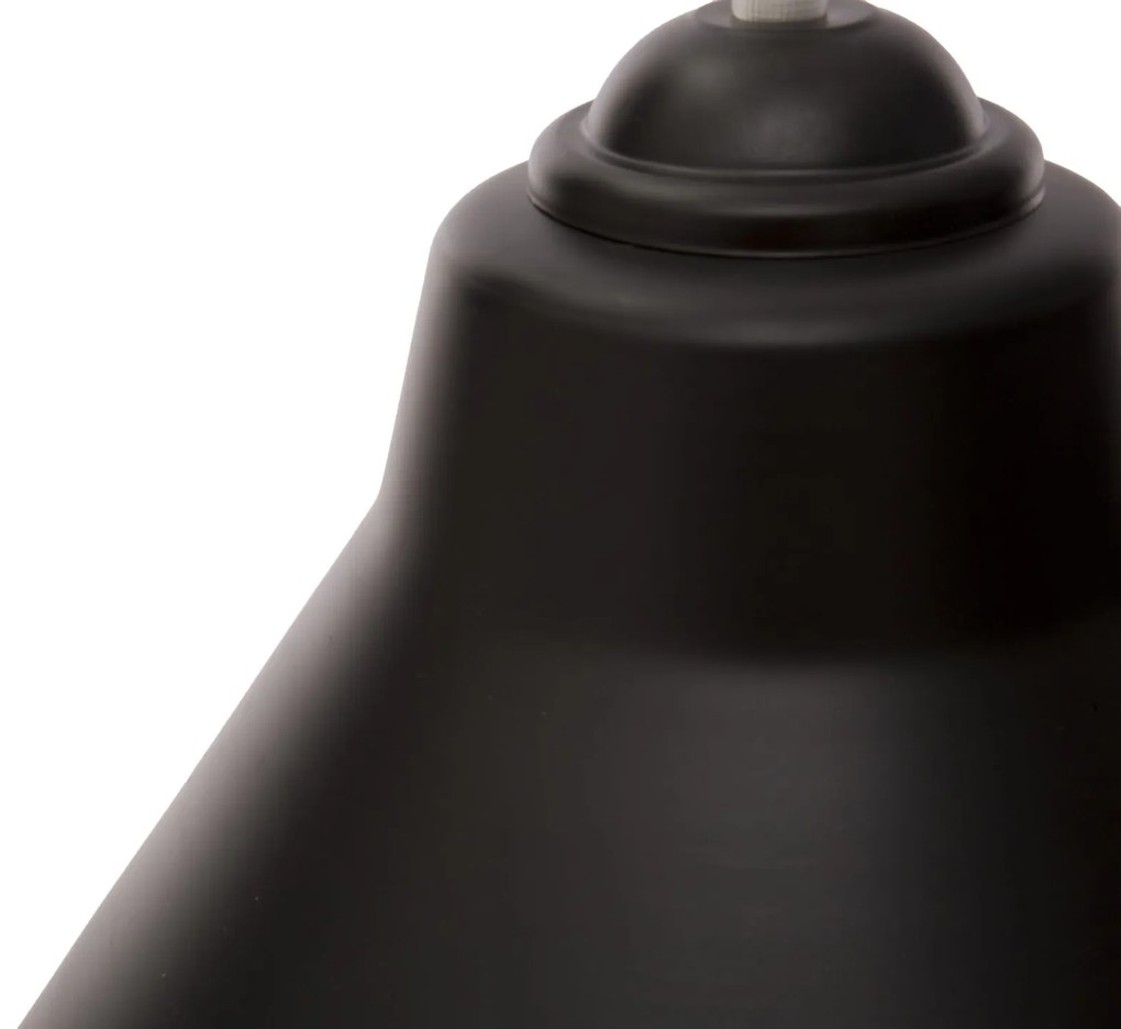 Lampa wisząca, czarna, Ø 25 cm