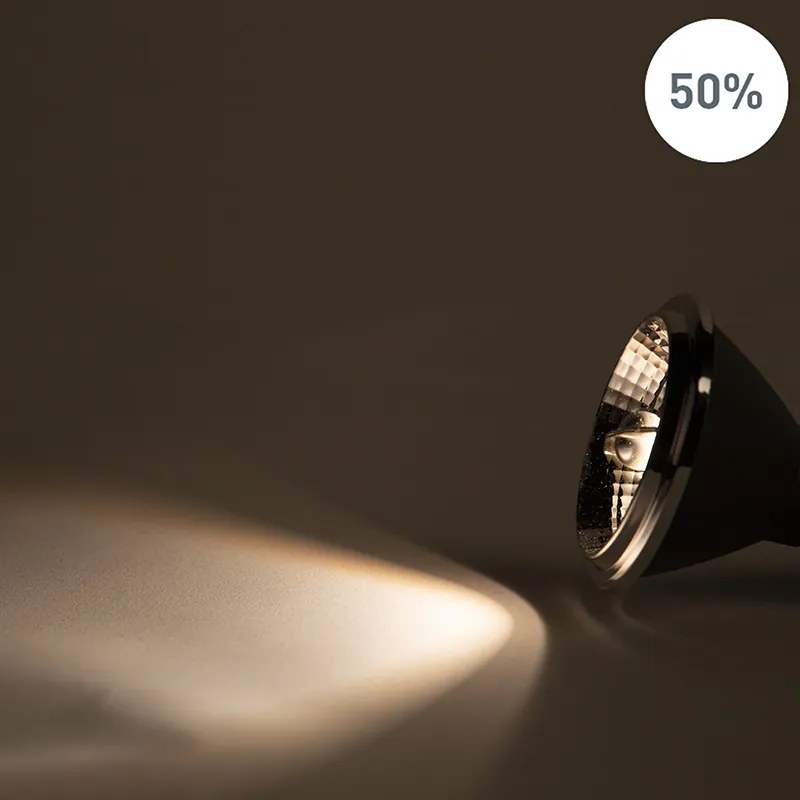 Zestaw 5 żarówek LED GU10 dim to warm AR70 6W 2000K-3000K