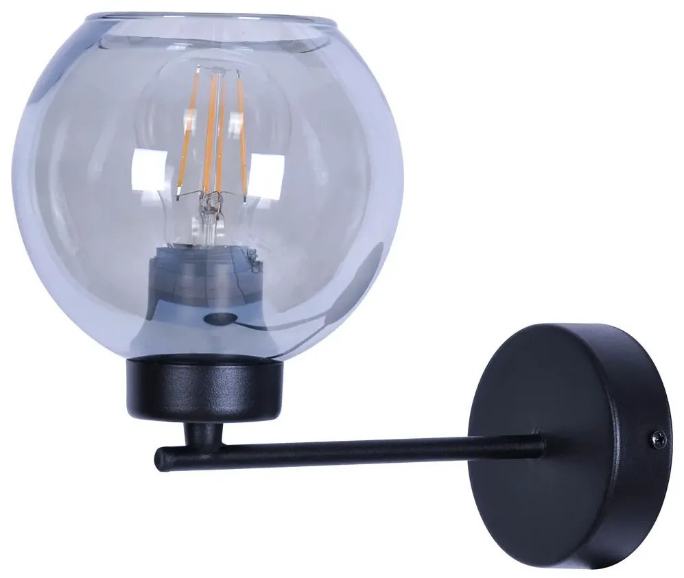 Szklany nowoczesny kinkiet - 4X S820 G1-D62