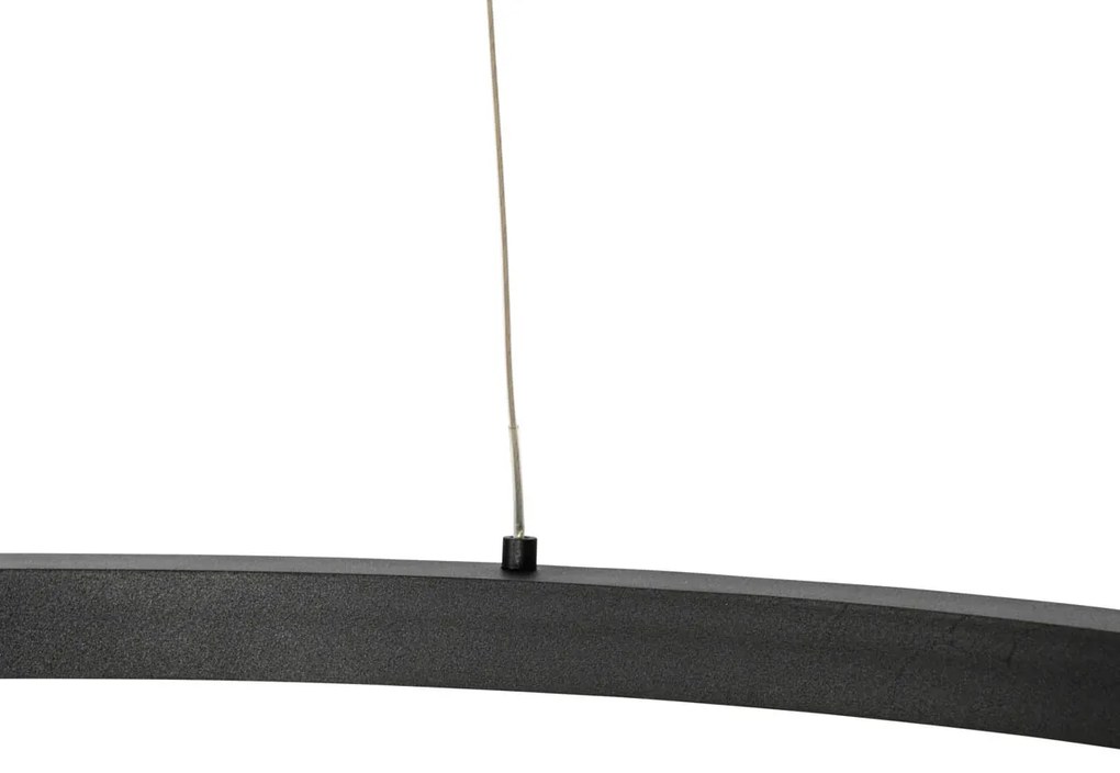 Inteligentna lampa wisząca czarna 80 cm z LED i RGBW - GirelloDesignerski Oswietlenie wewnetrzne