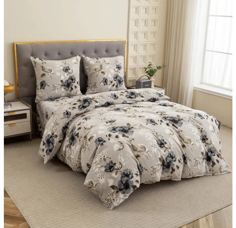 PrzytulneMieszkanie.pl PrzytulneMieszkanie.pl Pościel z mikropluszu NOMELLA beżowa Rozmiar pościeli: 70 x 80 cm | 140 x 200 cm