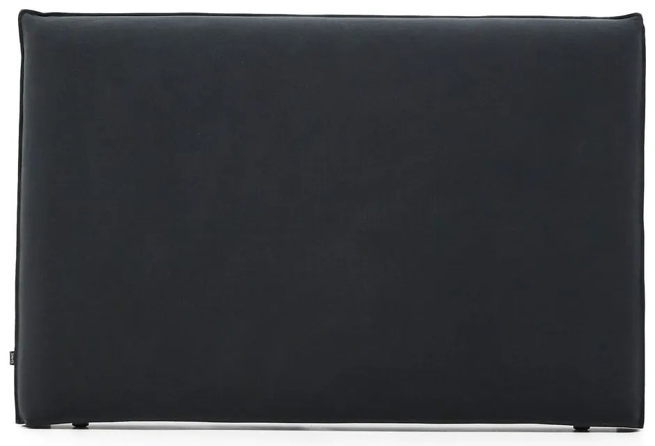 Antracytowy tapicerowany zagłówek 180x118 cm Jaira – Kave Home