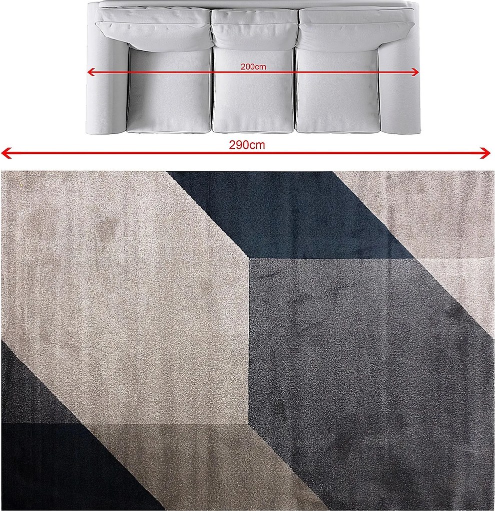 Dywan Sevilla Oxford Blue&Grey 200x290cm
