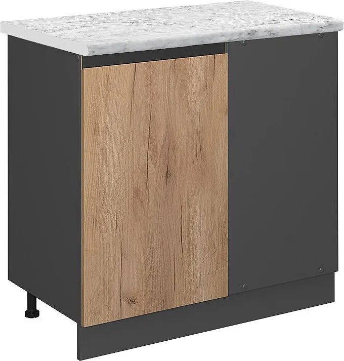 Szafka narożna złoty dąb energetyczny 86x60x81.6 r-line