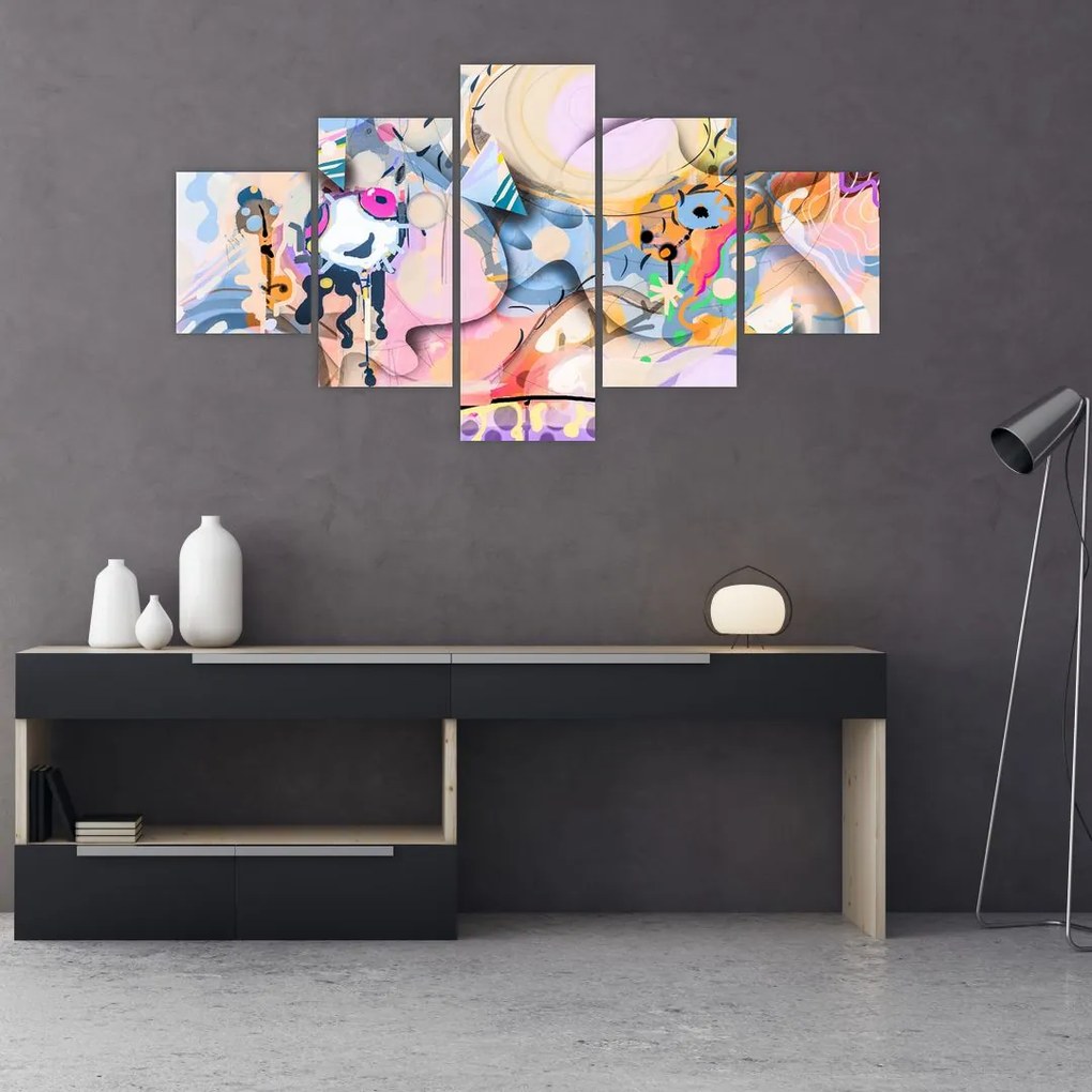 Obraz - Abstrakcja bajki (125x70 cm)