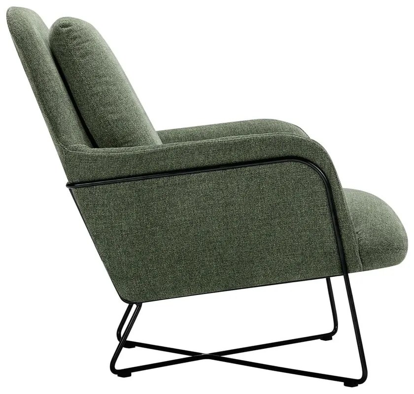 Zielony fotel Oliver – Sits