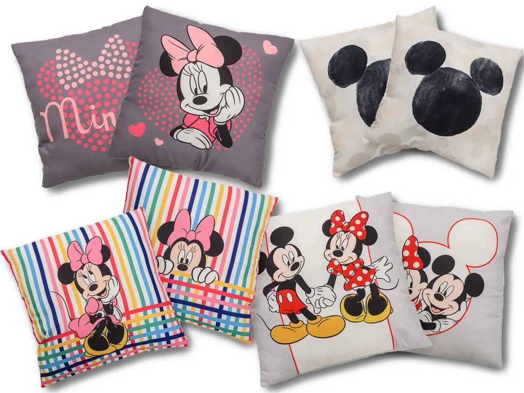 Poduszka dekoracyjna MICKEY MOUSE 40x40 cm - więcej kolorów Kolor: Paski