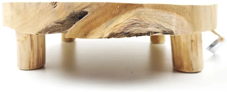 Podstawka drewniana pod doniczkę, okrągła, Ø 30 cm