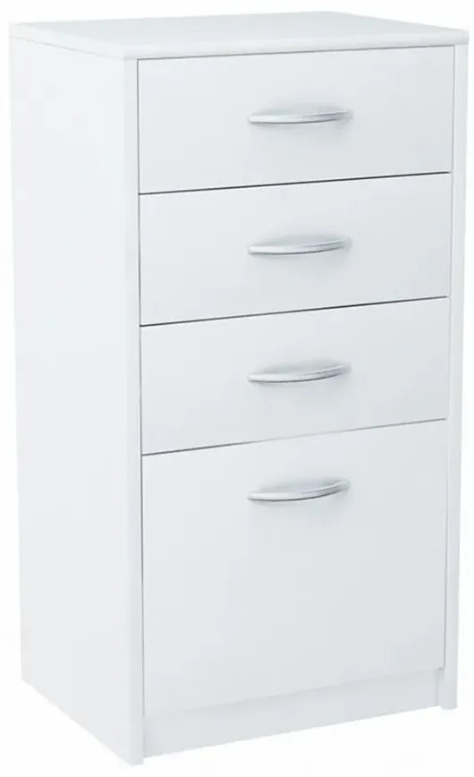 Biała komoda z szufladami mat E2-E25