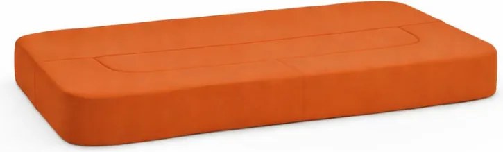Kanapa dziecięca piankowa rozkładana SOFTY, pomarańczowa