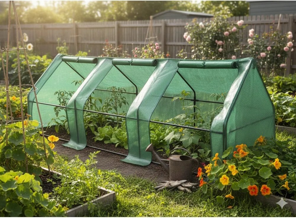 Szklarnia ogrodowa foliowa do warzyw 295 x 95 x 95 cm