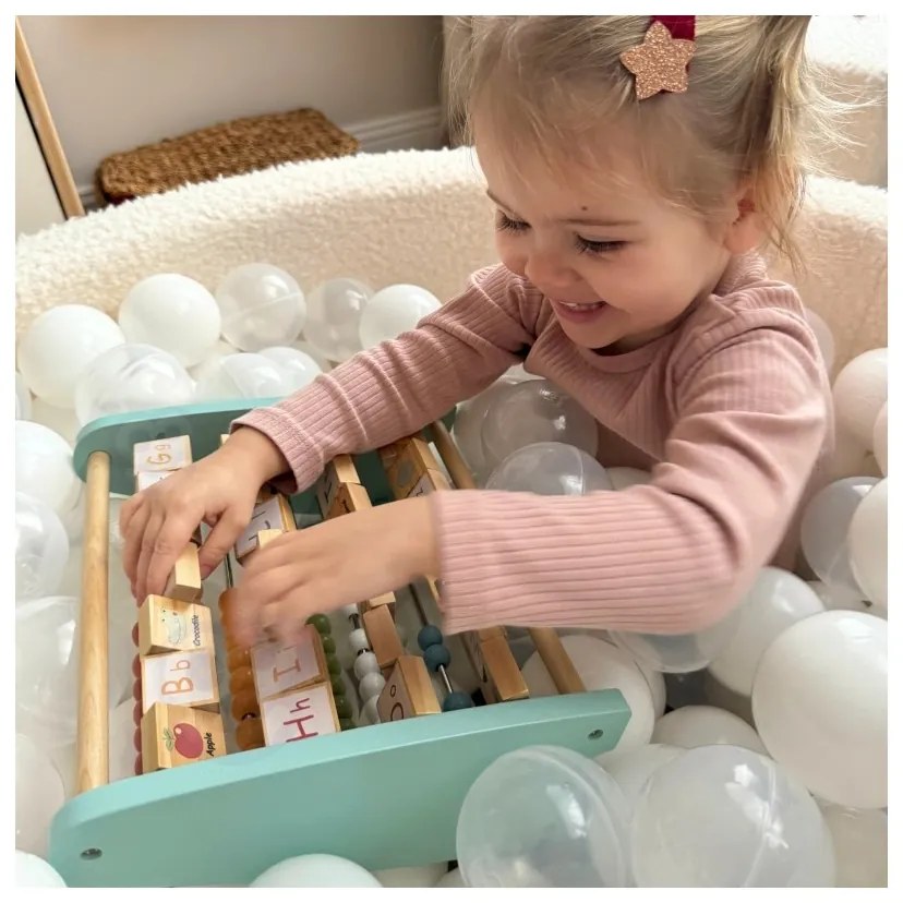 Tooky toy liczydło dwustronne alfabet obrazki