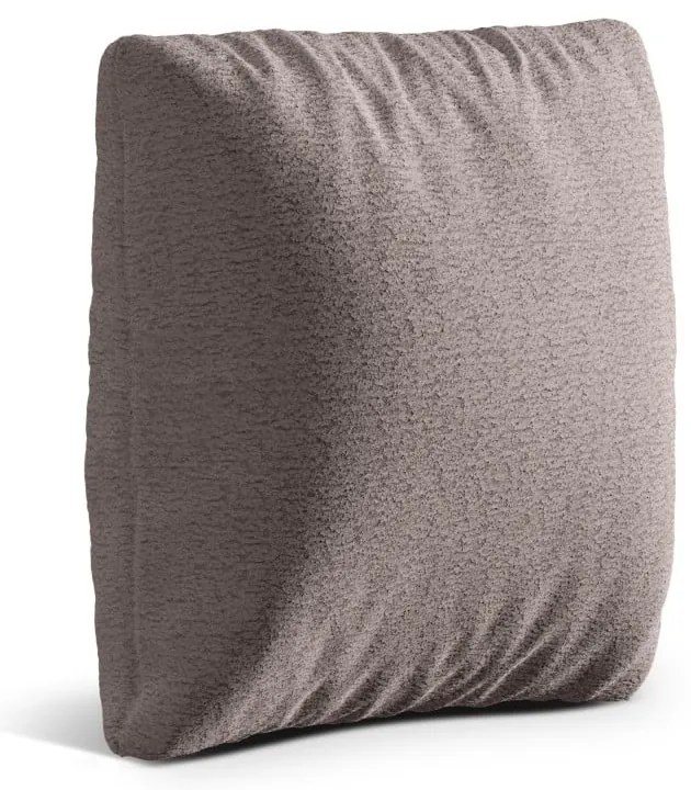 Szarobeżowa poduszka na sofę z materiału bouclé Kemi – Cosmopolitan Design