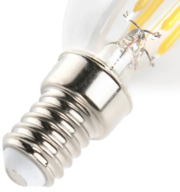 Zestaw 5 żarówek LED E14 z możliwością ściemniania, B35 5W 380lm 2700K