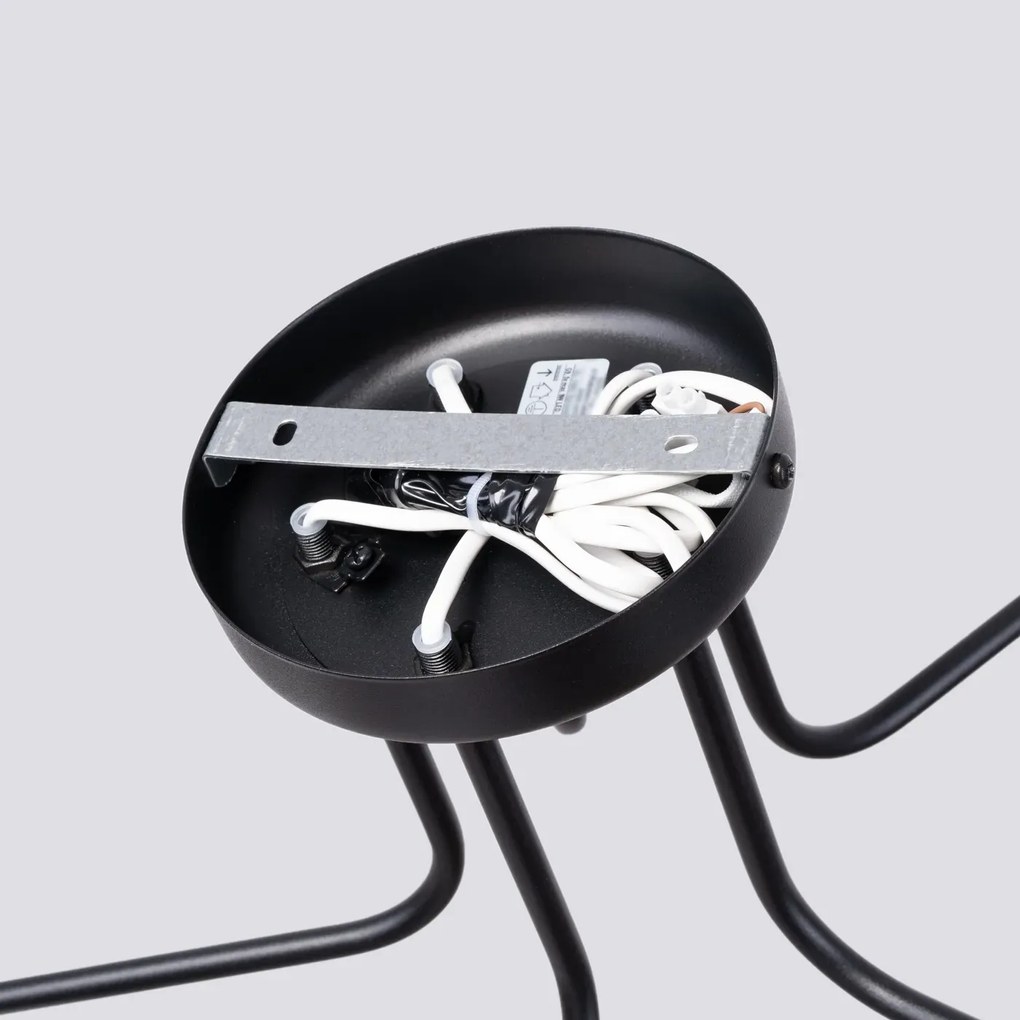 Żyrandol ASTRAL 5 czarny SOLLUX LIGHTING