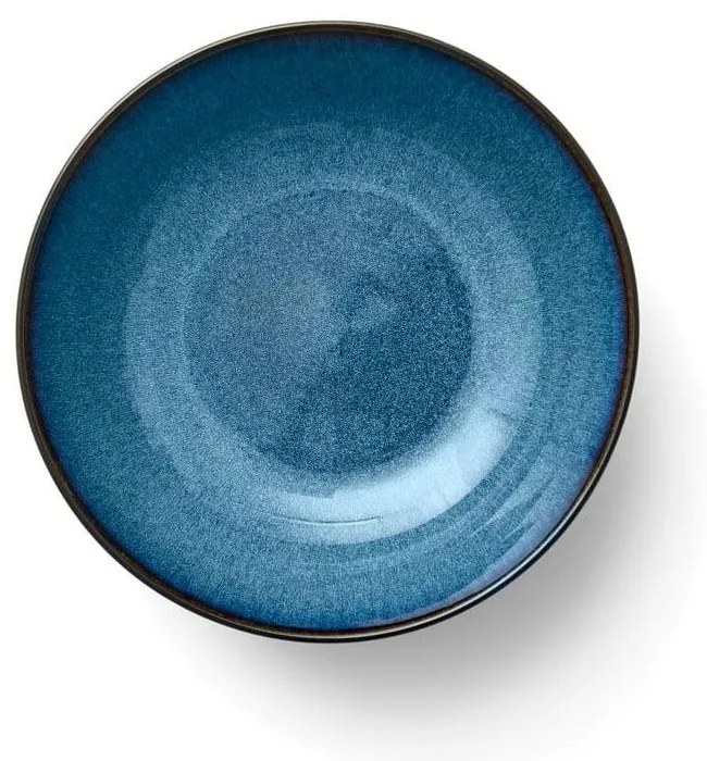 Czarno-niebieska kamionkowa miska do serwowania 1,8 l Gastro Dark Blue/Black – Bitz