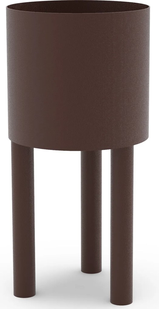 Wysoki kwietnik metalowy Bom H50 cm