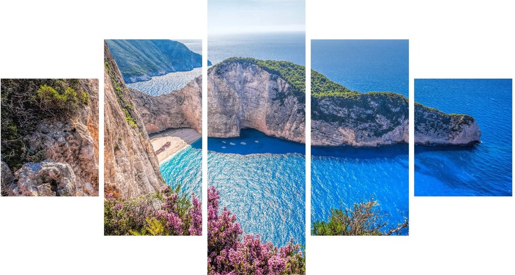 Obraz - Plaża Navagio, Grecja (125x70 cm)