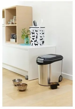 Curver Pojemnik na karmę, srebrny, 35 l, 35 l