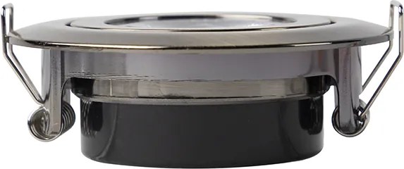 Zestaw 5 nowoczesnych reflektorów wpuszczanych brązowych w tym LED 3-stopniowo ściemniane - Mio