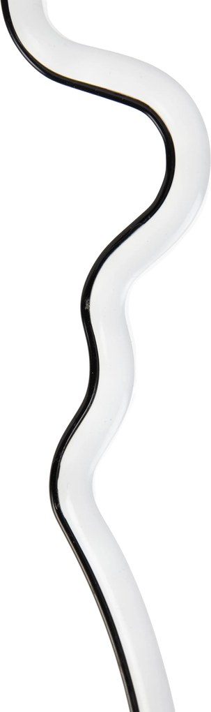 Świąteczny neonowy reflektor gruntowy Biały Bałwan z LED z Timerem IP44 - Fura