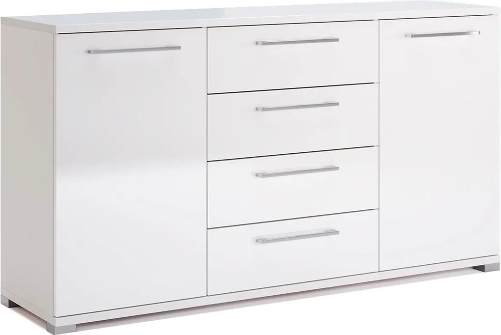 Biała nowoczesna komoda 150 cm C1-R17