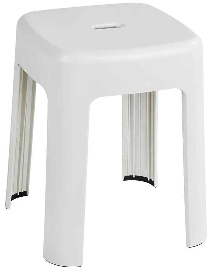 WENKO 22160100 - Stołek ALASKA 37x45,5 cm biały