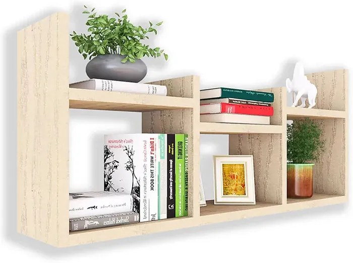 Skandynawska Wisząca Półka Ścienna Dąb Sonoma F4-L36