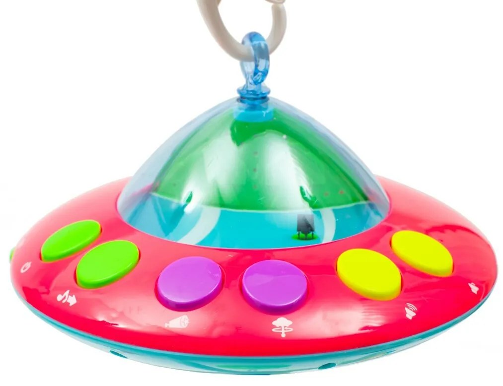 Baby Mix Karuzela nad łóżeczko z projektorem ipilotem, niebieska